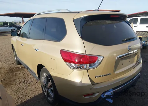 2013 Nissan Pathfinder Platinum из США, поврежденный, VIN 5N1AR2MN7DC657390